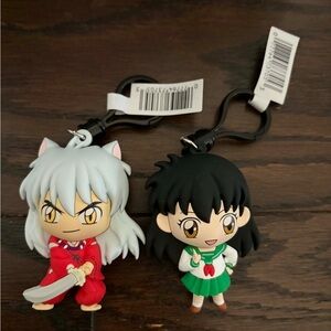 Monogram Inuyasha Figural Bag Clip Series 2 INUYASHA KAGOME Anime LOT OF 2 NEW✅